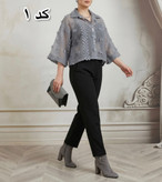 شومیز زنانه مدل باکسی جنس شیشه ای کد ۴۰۴